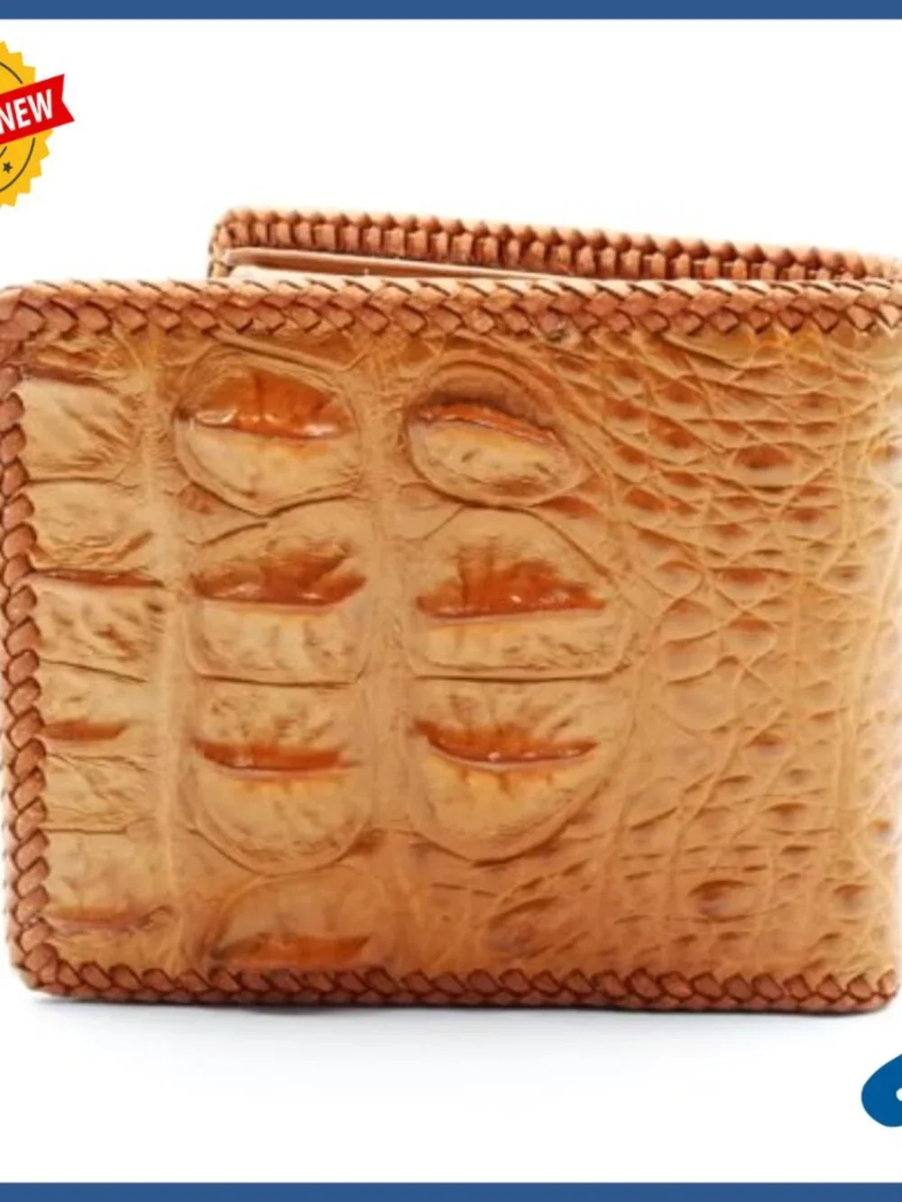 Slim Bi-fold Genuine Leather Wallet with 14 Pockets for Men
